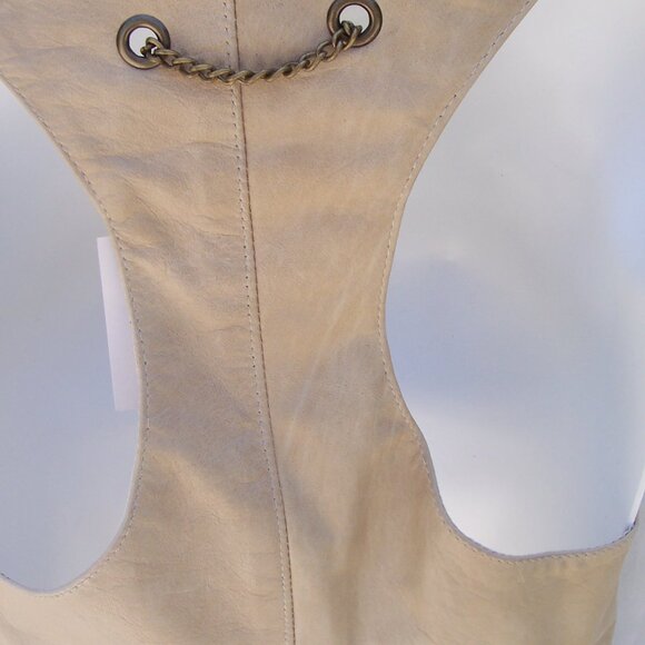 Rare Society for Rational Dress LA SFRD Leather Harness Vest Chain Closure M - Picture 5 of 8